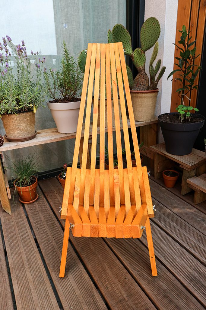 Fabriquer une chaise pliante Kentucky avec des tasseaux de pin